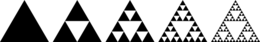 Les triangles de Sierpinski